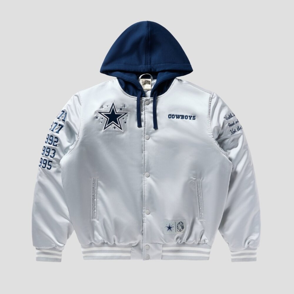 New Billionaire Boys Club Dallas Cowboys Satin Jacket